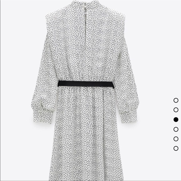 Zara polka dot midi dress - Picture 5 of 7